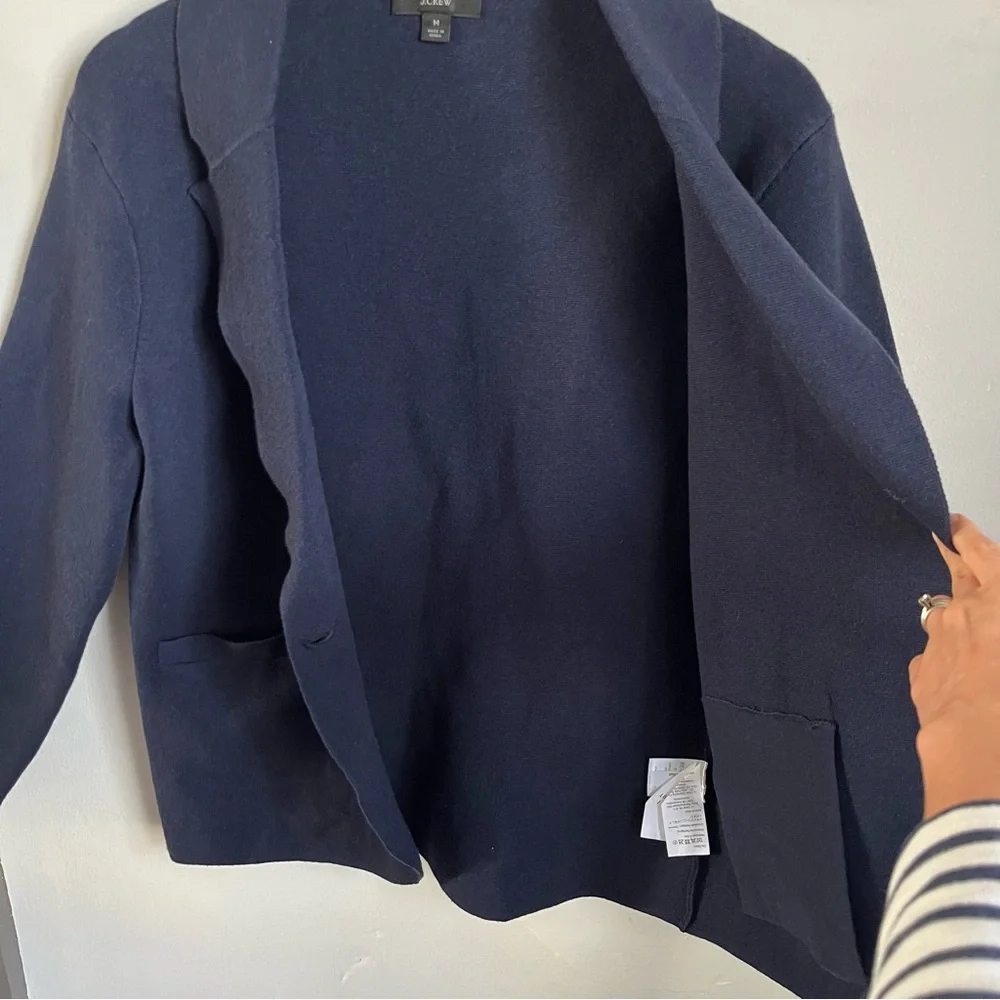 J Crew Camille Shrunken Sweater-Blazer